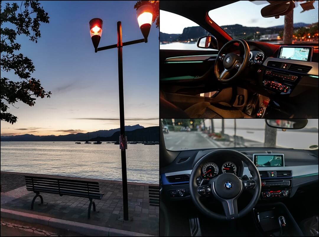 Innenraum vorne und Cockpit Ansicht des BMW X2