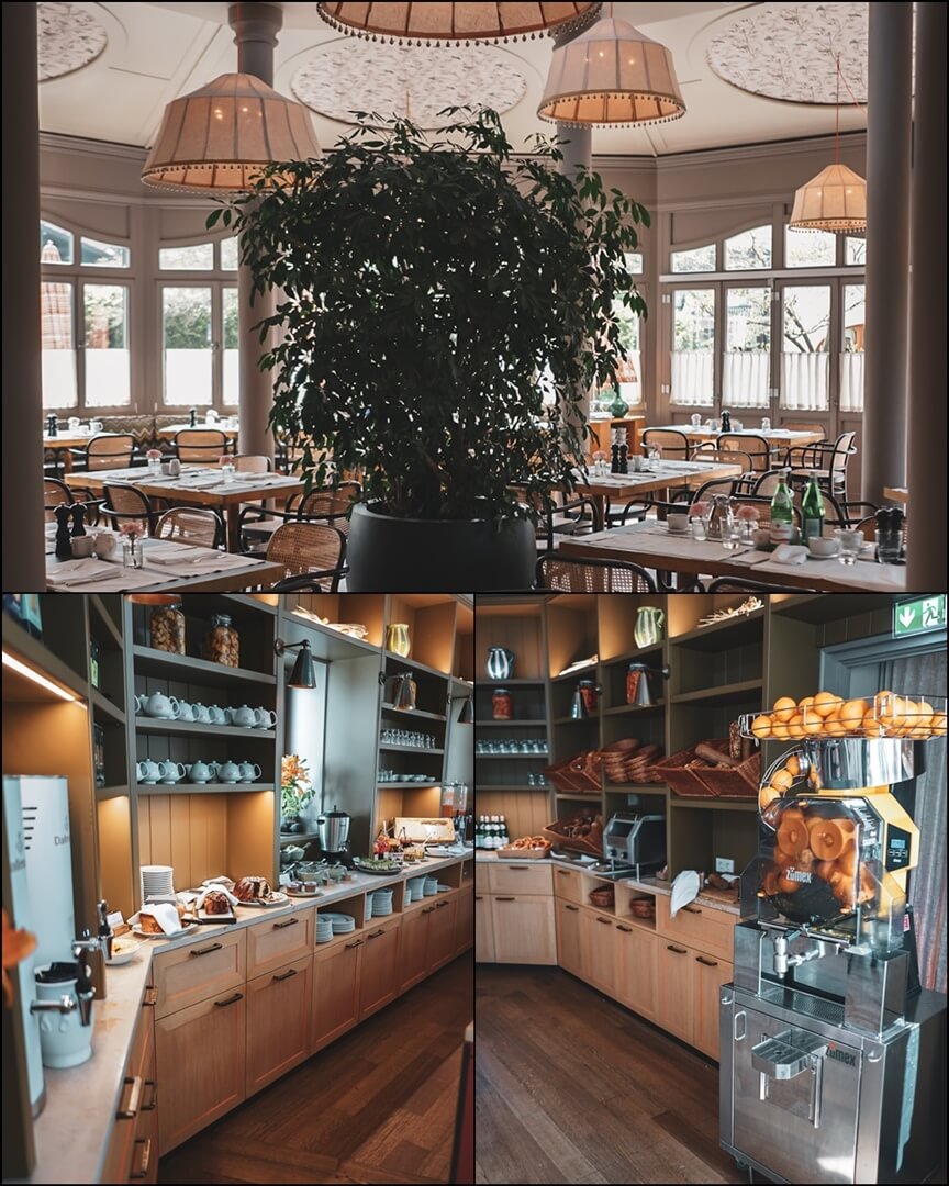 Frühstücksraum Bachmair Weissach Hotel