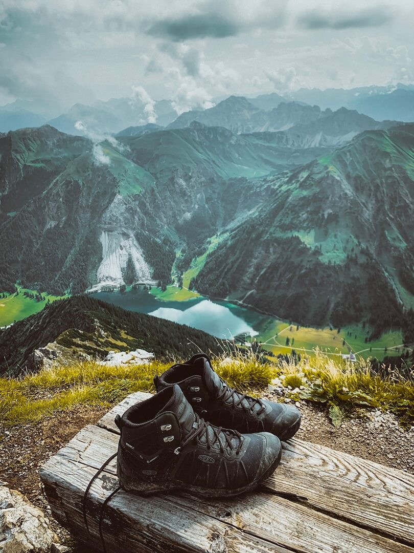 Aussicht Gaishorn mit KEEN VENTURE Wanderschuhe