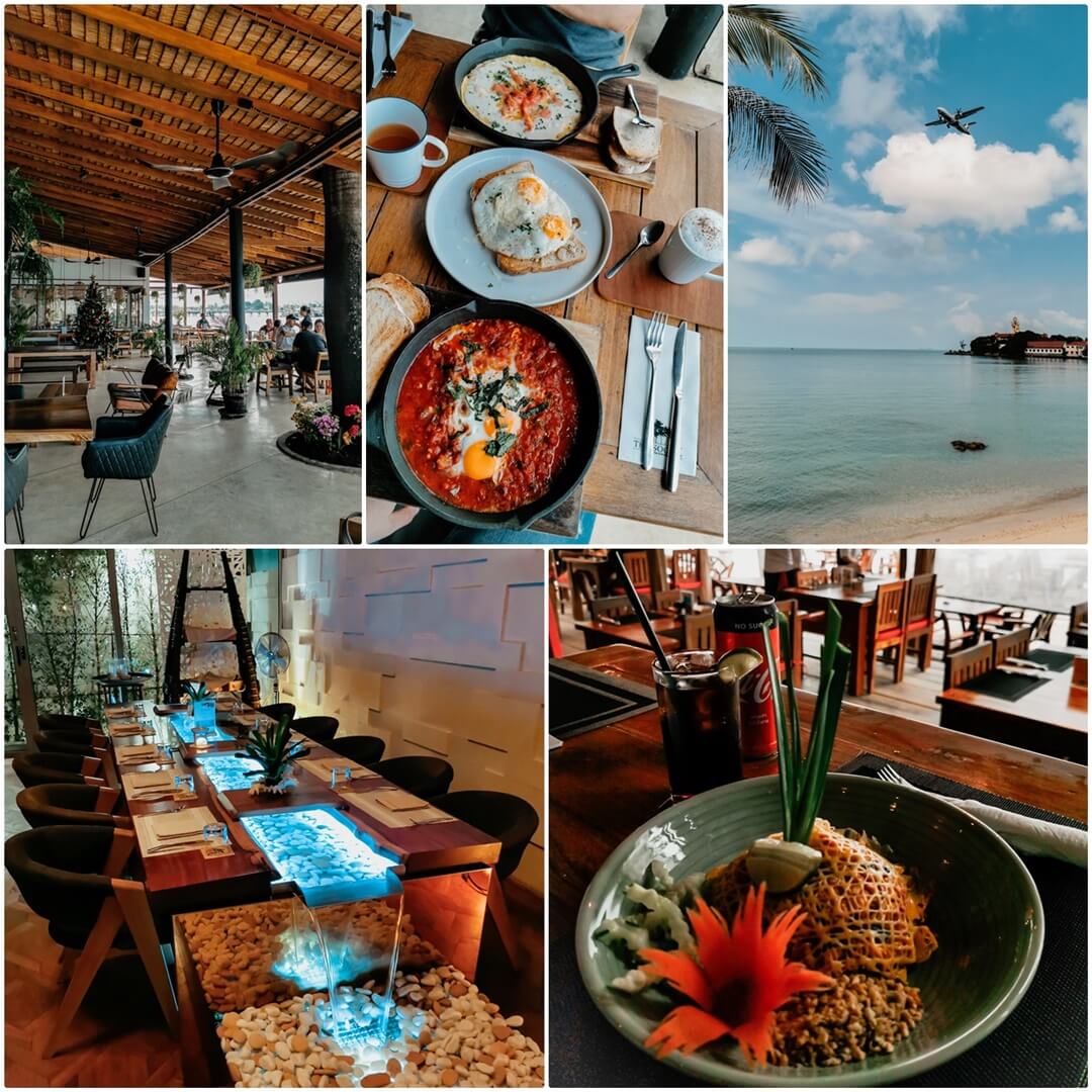 Empfehlungen auf Koh Samui: The Social (oben), Chi Beach Bar & Crystal Restaurant (unten)