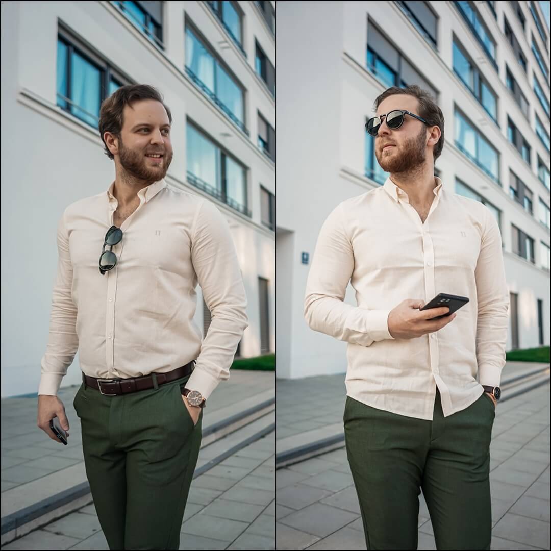 Casual Chic fürs Büro und Alltag, Hemd & Hose von Les Deux