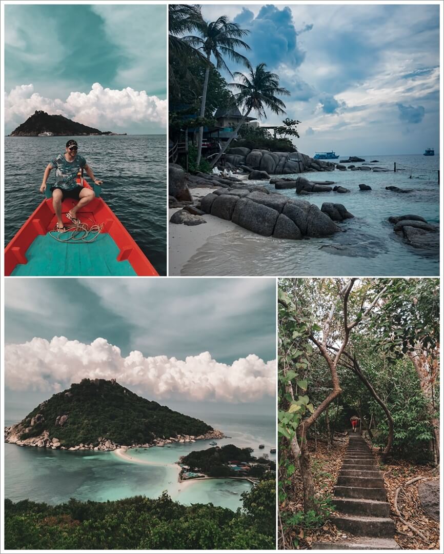 Ausflug Koh Nang Yuan, unten: Aussichtspunkt