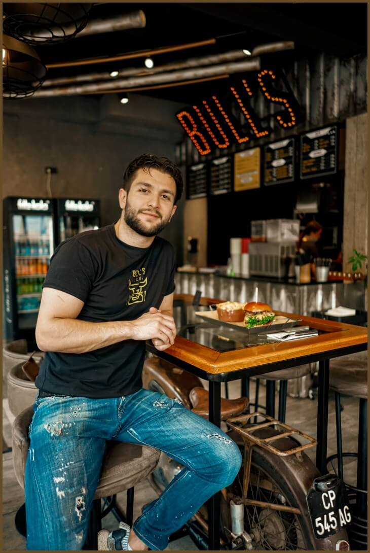 Alptekin Mermertas - Geschäftsführer von Bull's Kitchen