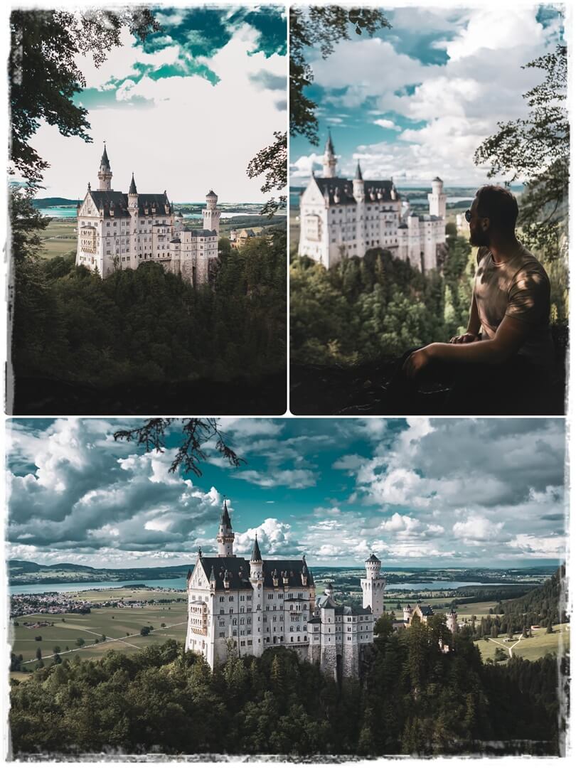 1. geheimer Foto Spot mit bestenm Winkel aufs Schloss Neuschwanstein