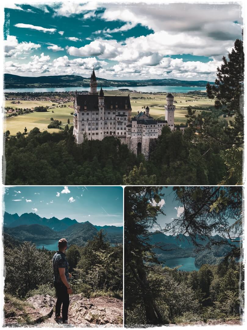 Schloss Neuschwanstein - 2. geheimer Foto Spot mit Blick auf Alpsee