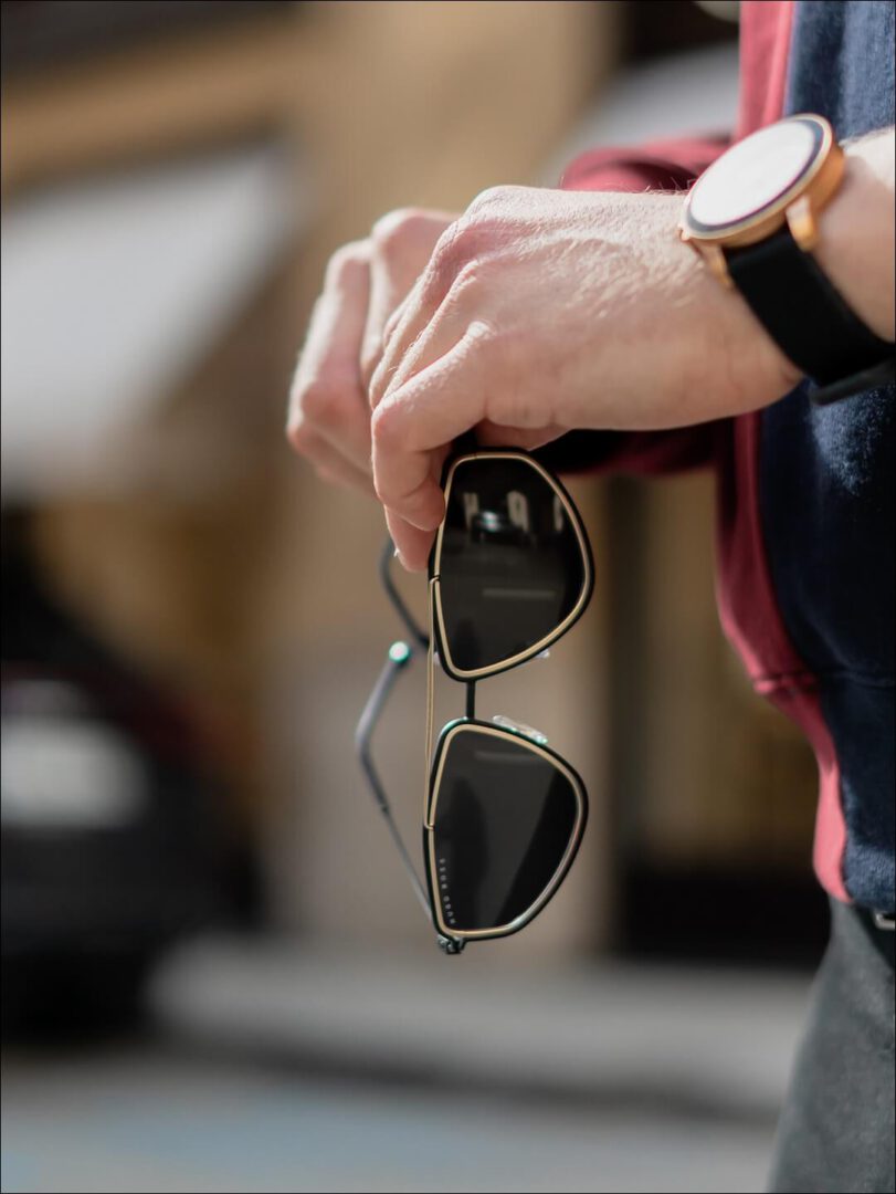 futuristischer Style der BOSS Sonnenbrille