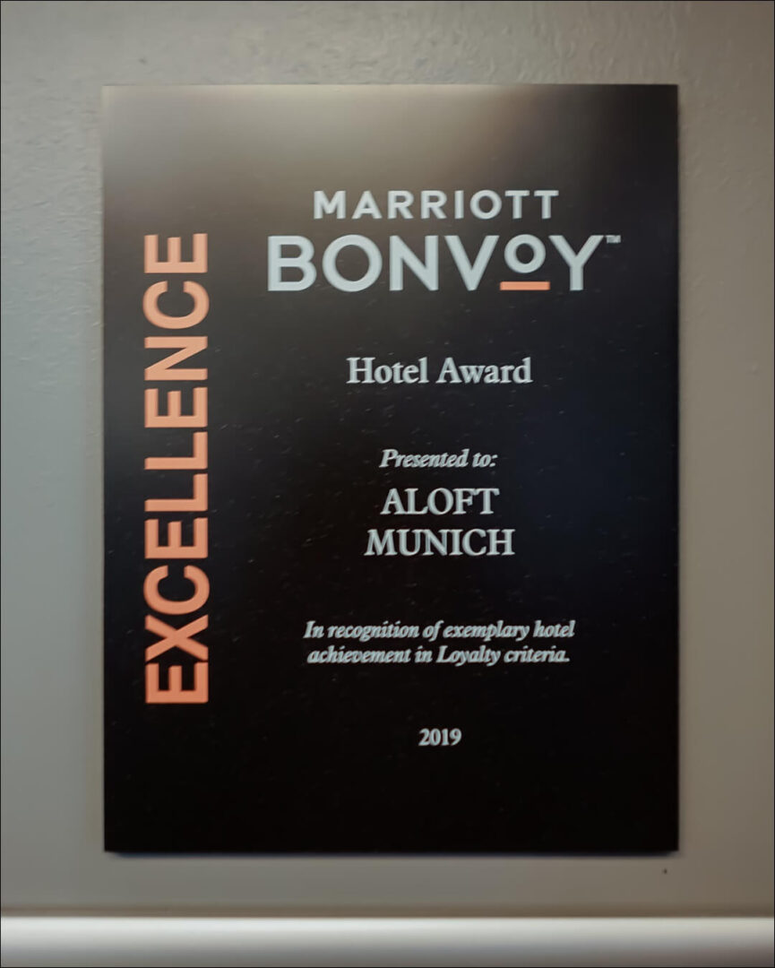 Marriott Bonvoy Auszeichnung 2019